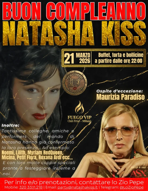 BUON COMPLEANNO NATASHA KISS!
