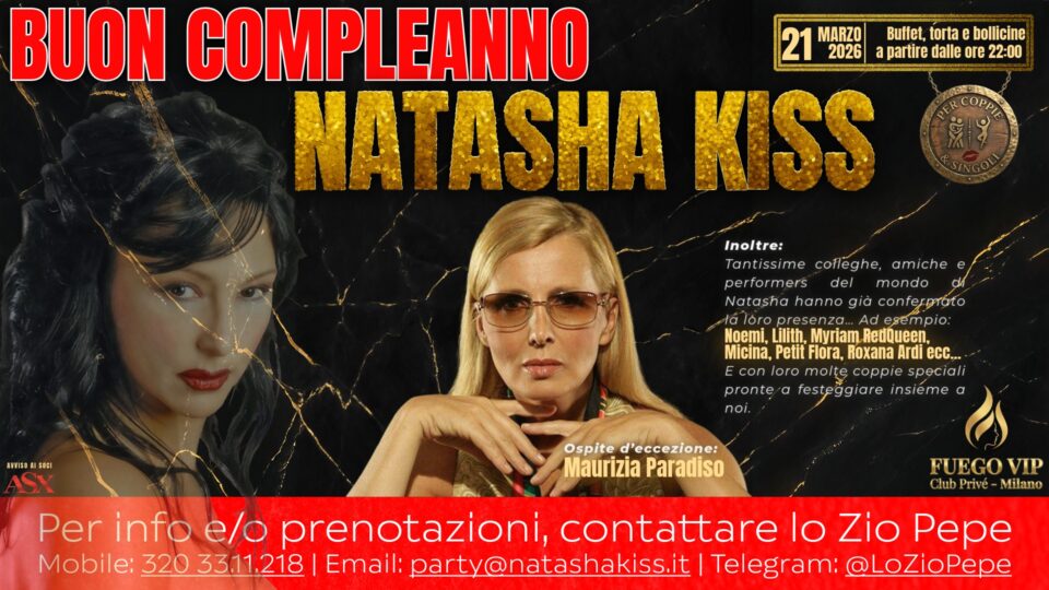 BUON COMPLEANNO NATASHA KISS!