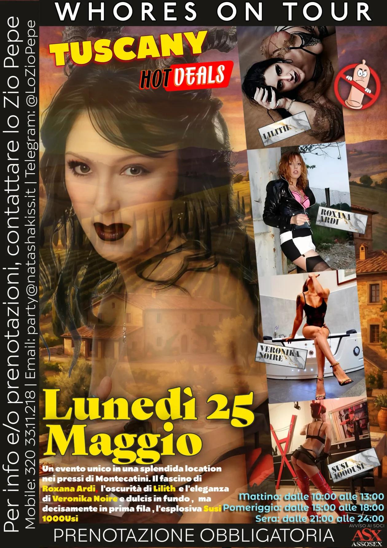 🔥 WHORES ON TOUR – TUSCANY 🔥